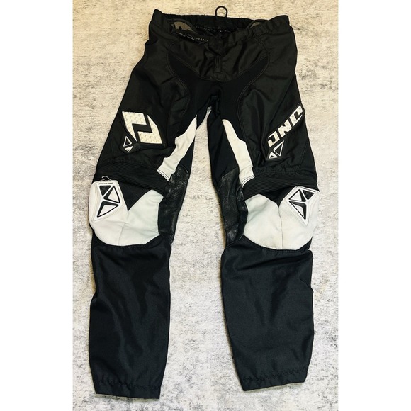 JNC Industries Other - JNC Carbon BMX Pants Boys 12-14 Black White Motorcross Dirtbike Activewear